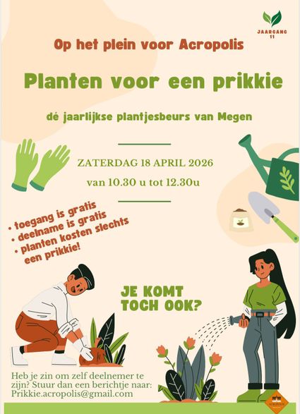 Planten voor een prikkie poster
