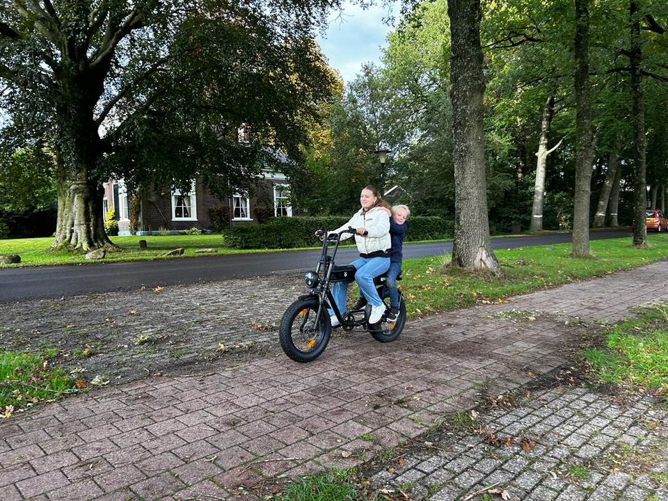 Kind achterop vanaf 7 jaar