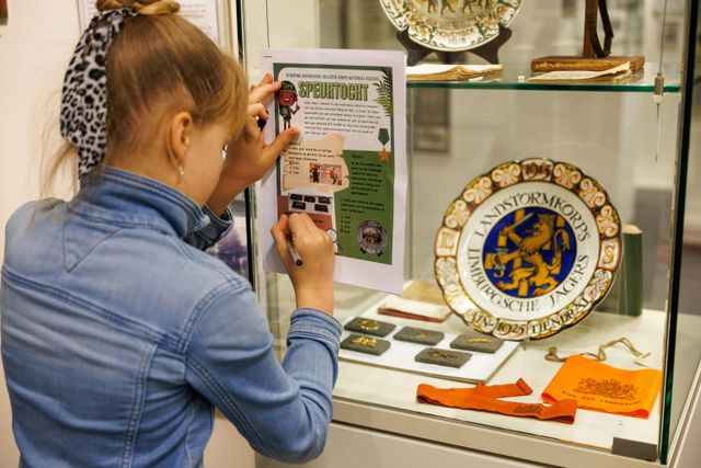 Speurtocht bij Historische Collectie Korps Nationale Reserve