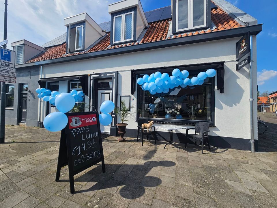 Pand van het eetcafé