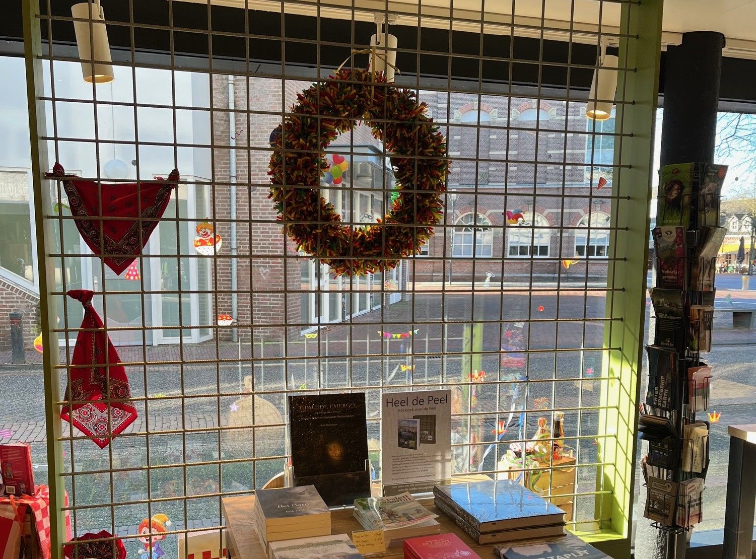 Uitzicht op de markt van Deurne