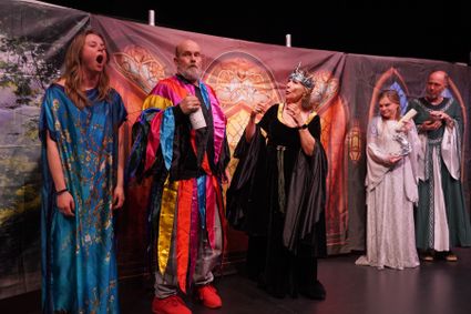 scene uit het toneelstuk Er was eens...een matras