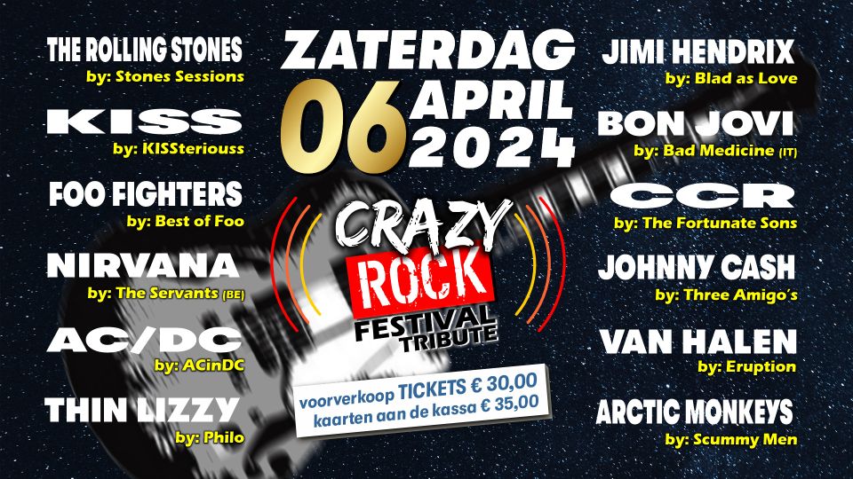 Affiche Crazy Rock Festival