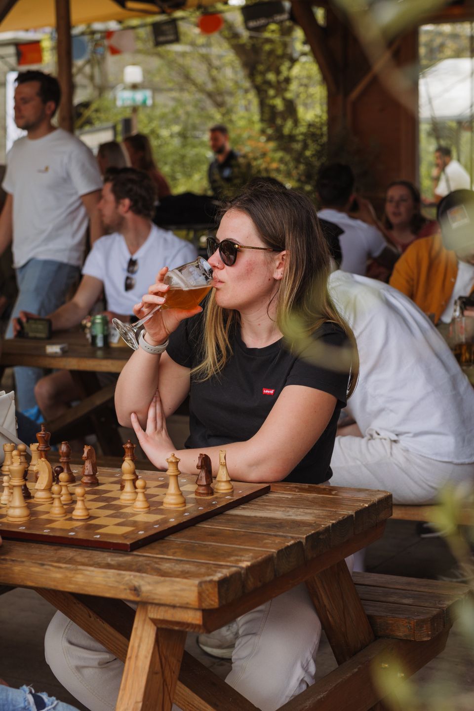 BAAI Breda bier drinken en schaken