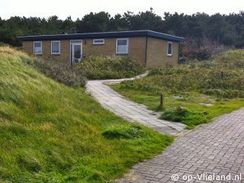 2 persoons 2/1 kap in de duinen aan de bosrand