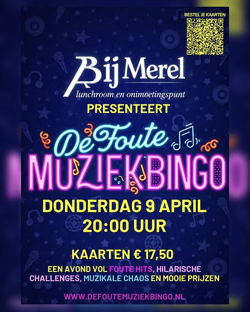 de foute muziek bingo