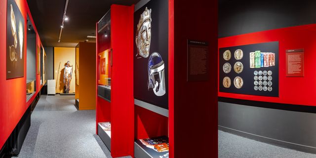 Foto van expositieruimte inMuseum Tweestromenland