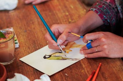 Workshop Vogels tekenen en schilderen o.l.v. Evie Mariek Meij
