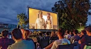 genieten van een buitenfilm