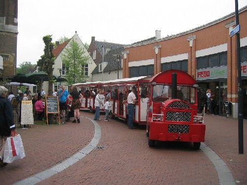 Treintje in de binnenstad