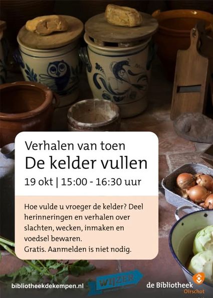 weckpotten in de kelder