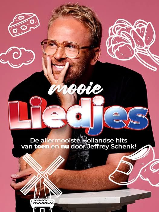Jeffrey Schenk op een poster