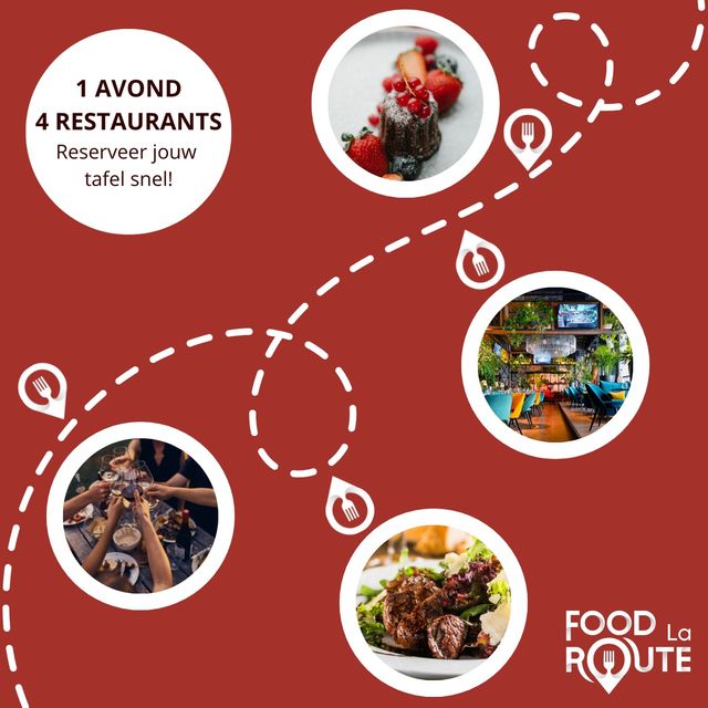 Poster Katwijk Food la Route