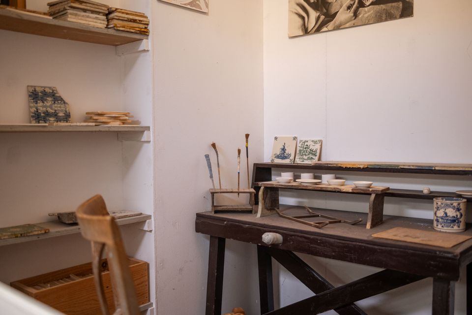 Nederlands Tegelmuseum werkplek
