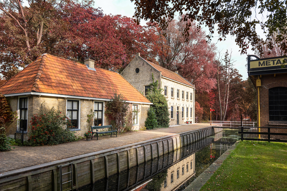 Herfstkleuren bij Museum Joure
