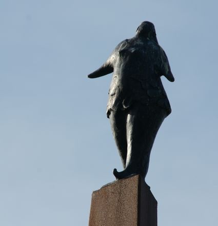 Elfstedentocht beeld Aukje in Sloten