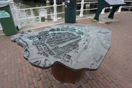 Beeld stadsmaquette Harlingen