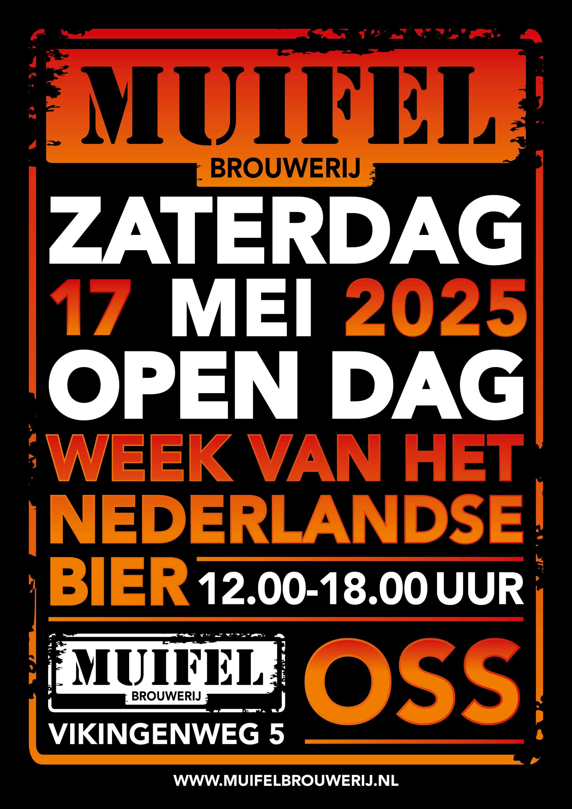 Poster Open dag bij de Muifelbrouwerij
