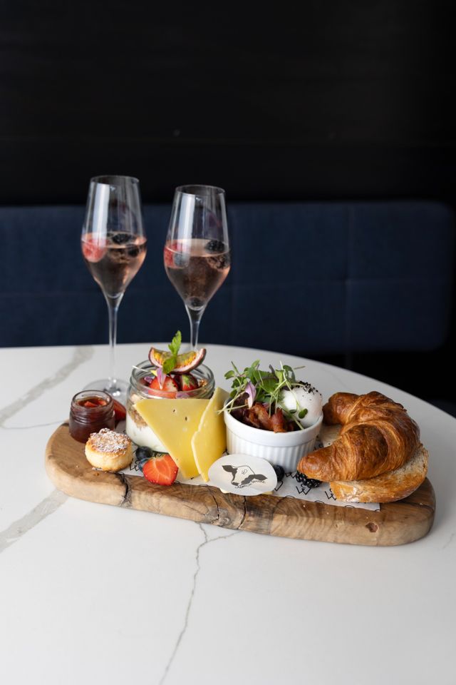 Van Wijck ontbijtplank met rosé prosecco
