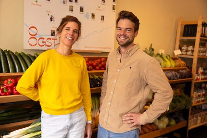 Winkel Oogst in Leiden, met Joost van Schie