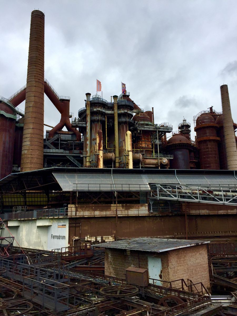 De Völklinger Hütte Ironworks in Duitsland