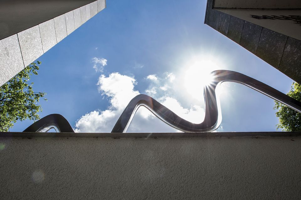 Kunstwerk bij Museum Jan Cunen