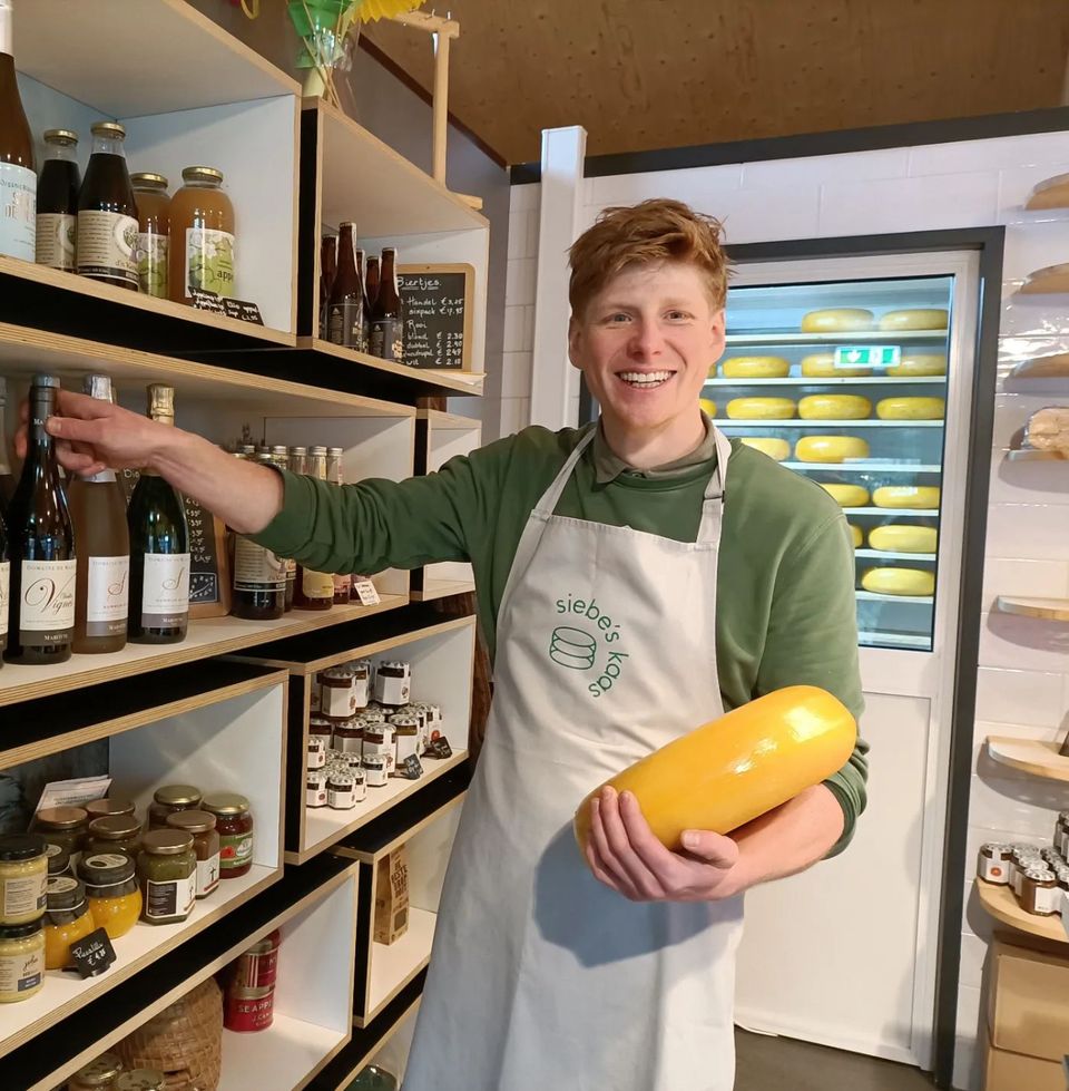 Siebe in zijn kaaswinkel: Siebe's kaas