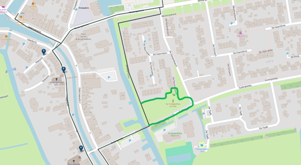 Wandelroute 11fountains: IJlst