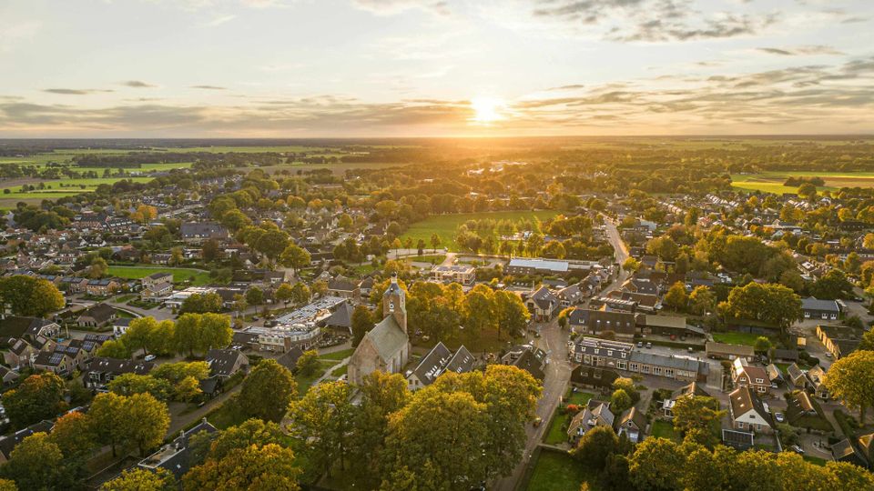 Luchtfoto van Ruinen, Zuidwest-Drenthe