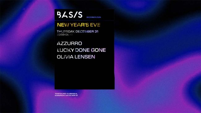 BASIS NYE: Azzurro/ Lucky Done Gone/ Olivia Lensen