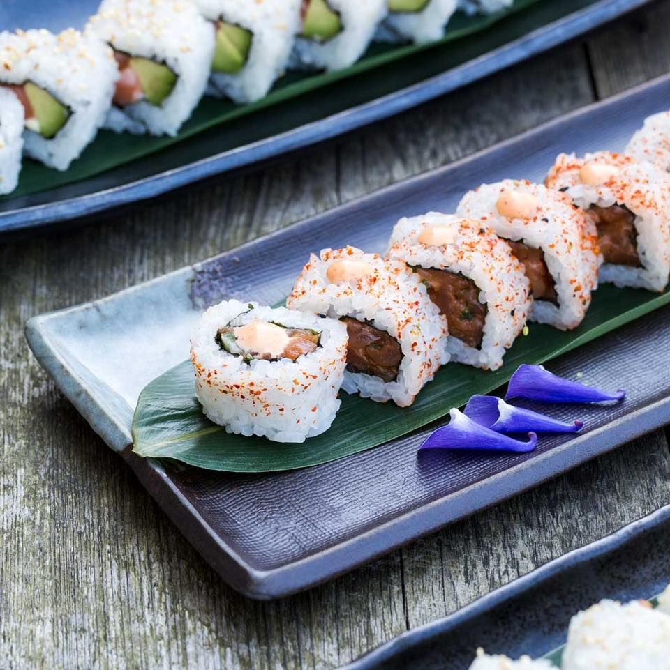 Een heerlijk sushi gerecht van Chinees restaurant Het Oosten in Oostzaan