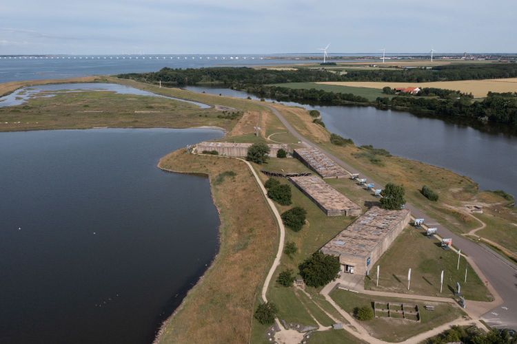 Watersnoodmuseum dronefoto