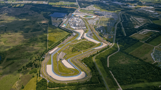 Foto vanuit de lucht tijdens TT Assen 2025