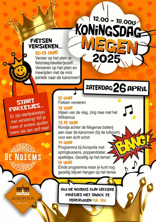 Poster Koningsdag Megen