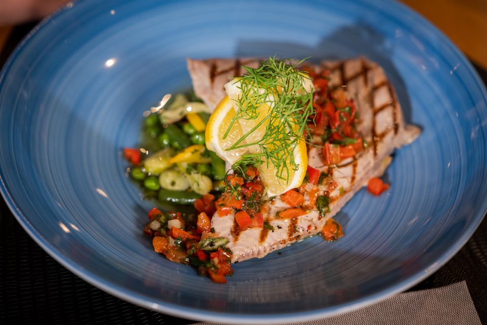 Visgerecht van Restaurant Hotel Asteria