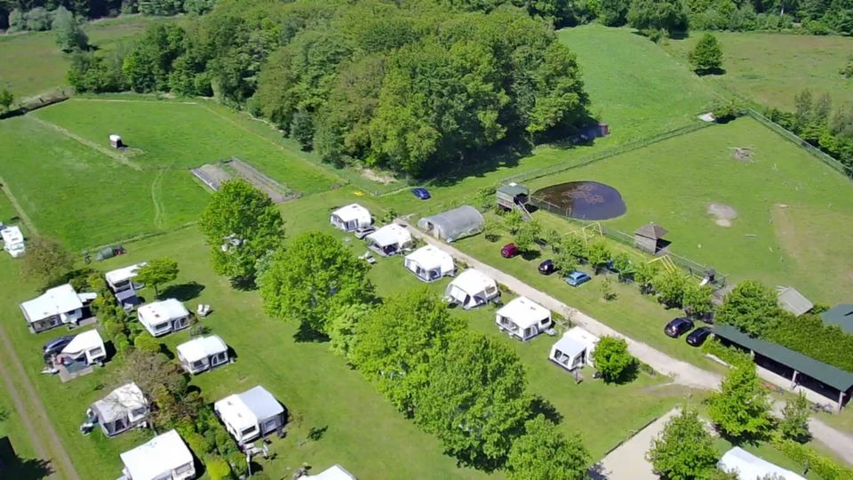 luchtfoto camping laageind