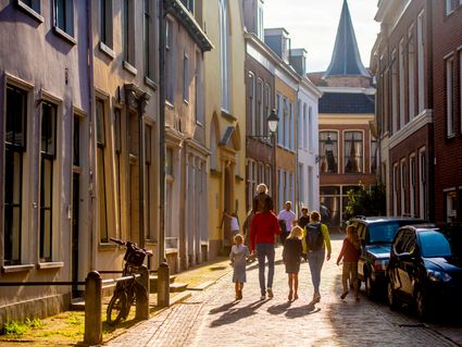 De historische binnenstad van Leeuwarden