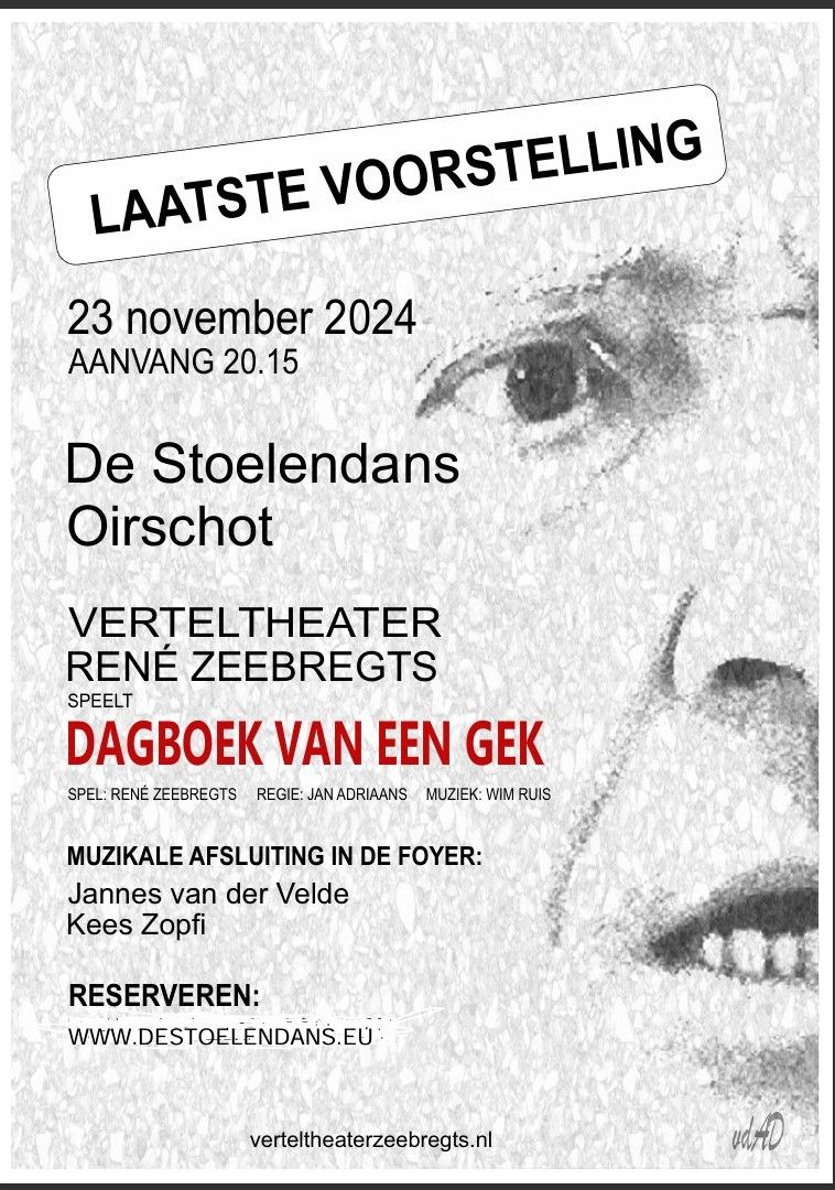 poster toneelvoorstelling rene zeebregts