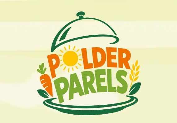 Het logo van Polder Parels