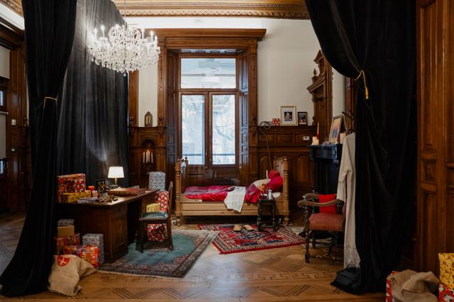Slaapkamer van Sinterklaas bij Museum Jan Cunen