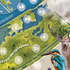 Expeditie Nieuw Land overzichtskaartje - Nationaal Park Nieuw Land