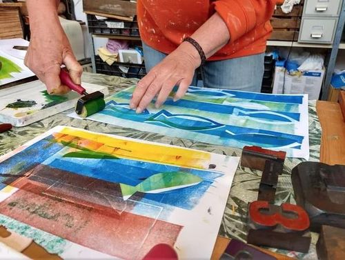 Workshop bij het atelier van Mary Velthoen