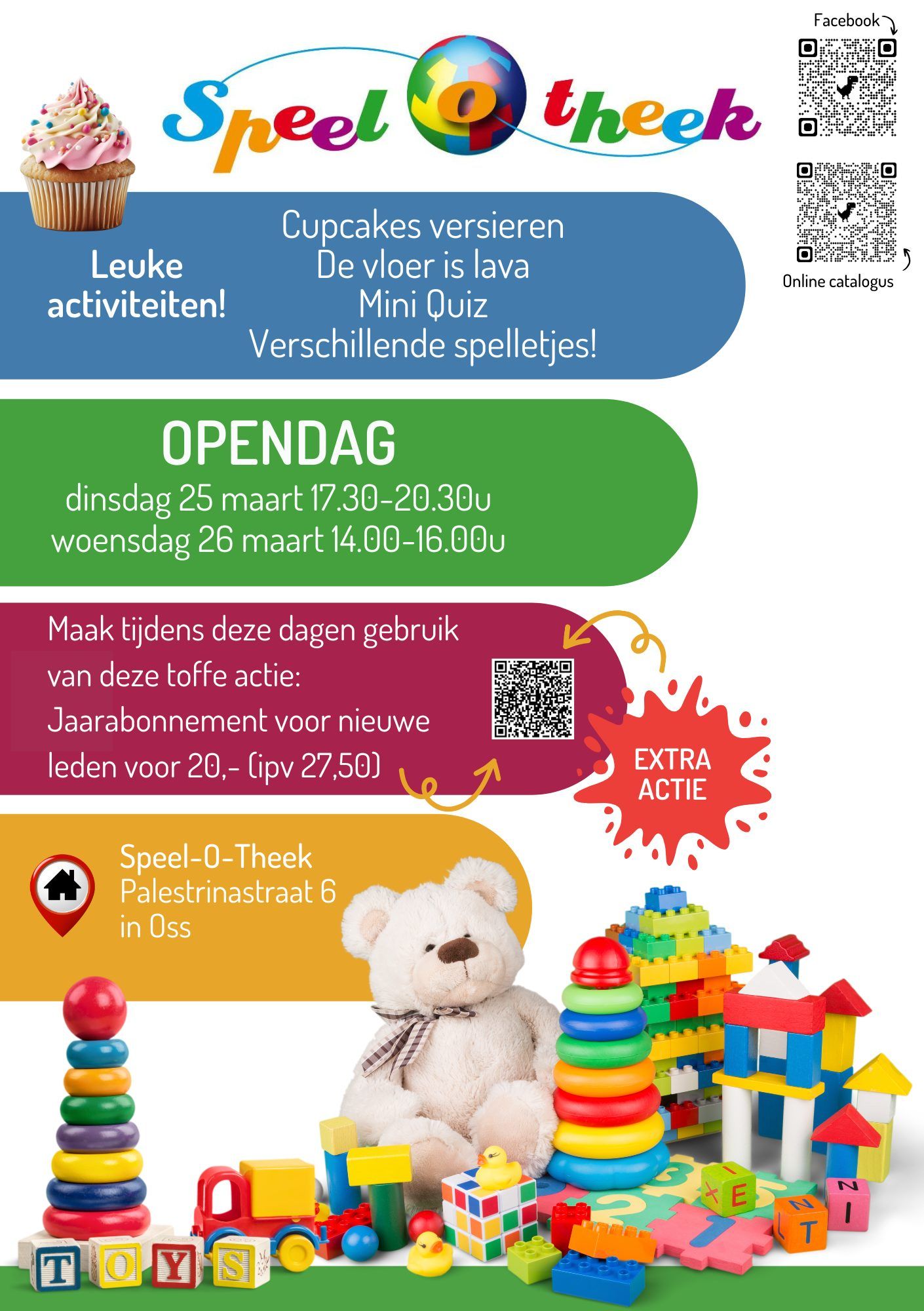 Flyer Open dag Speel-o-theek Oss