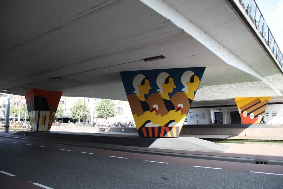 Van Gogh muurschildering Helmond