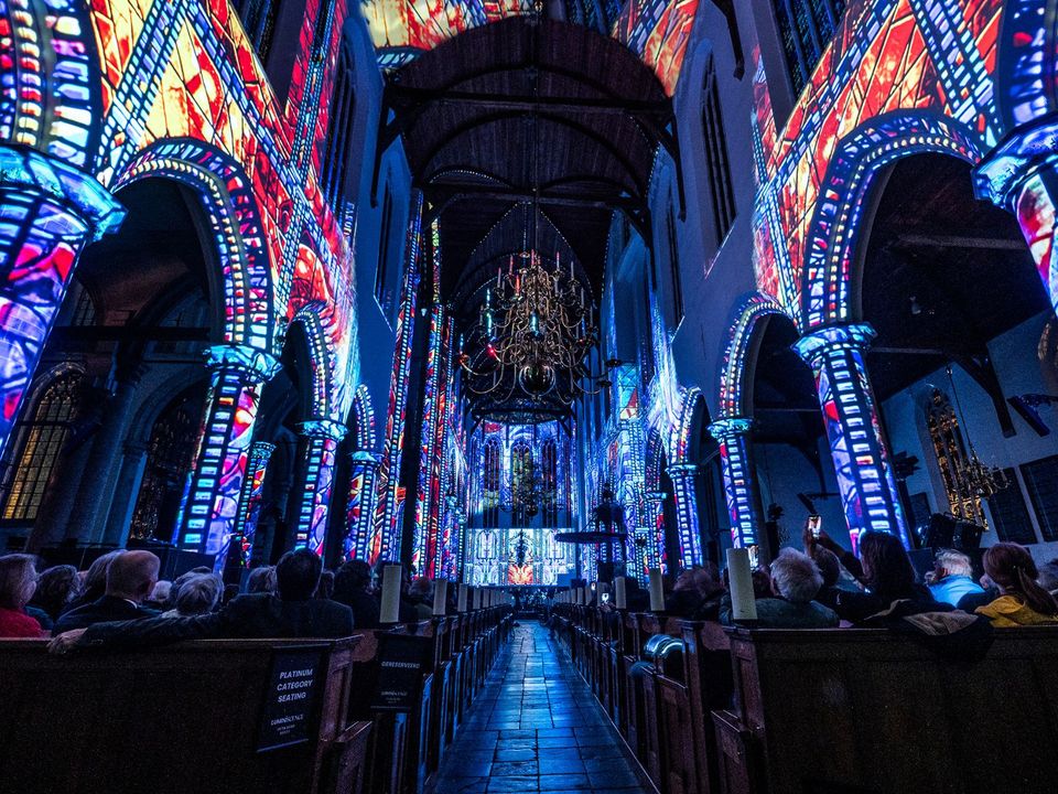 Luminiscence in de Oude Kerk Delft