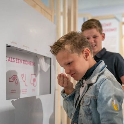Kinderen in Thermenmuseum