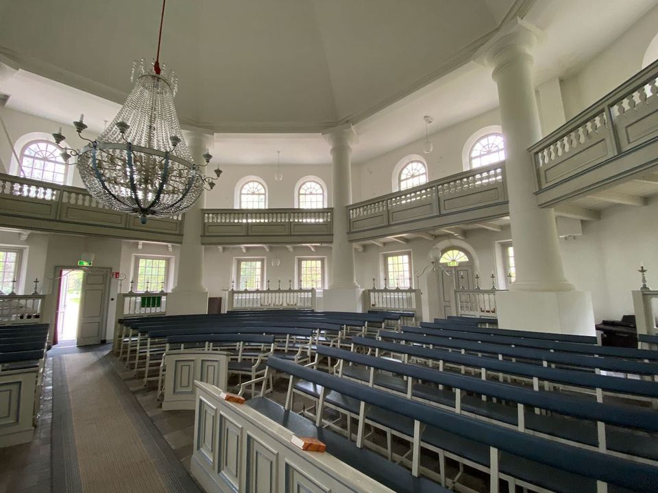 Interieur Koepelkerk Veenhuizen Drenthe