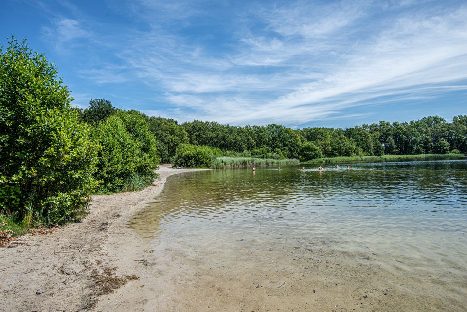 Sand mining lake De Afgraving in Drunen