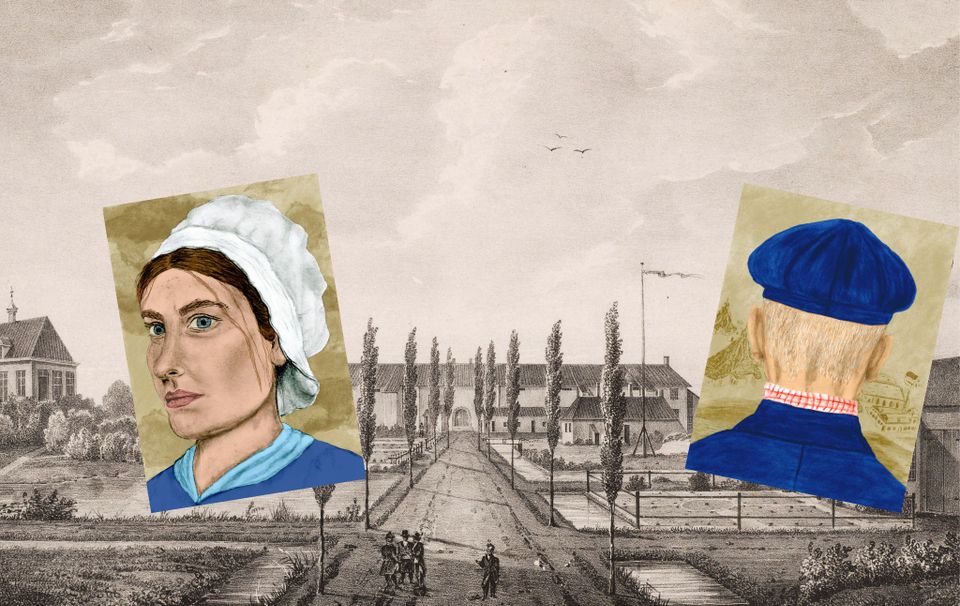 Foto van Zuid-Utrechters in de Koloniën van Weldadigheid