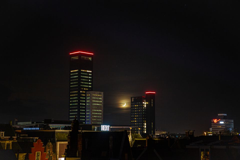 Leeuwarden in de avond
